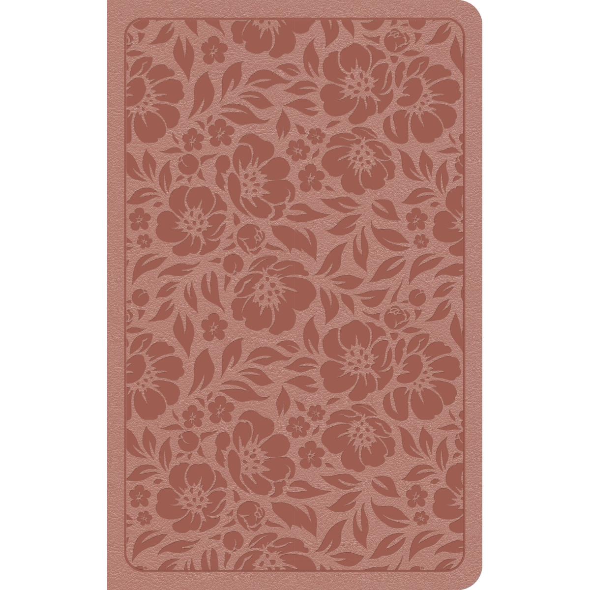 KJV Personal Size LeatherTouch Bible, Rose Gold