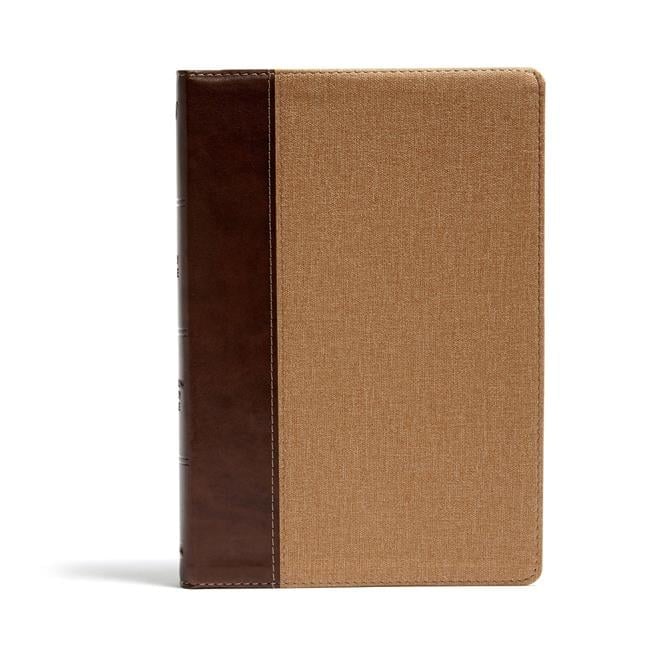 261907 KJV Study Bible - Brown & Tan LeatherTouch
