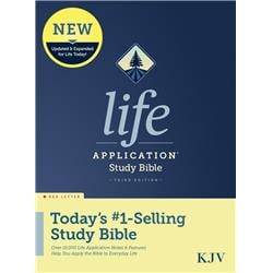 21158X KJV Life Application Study Third Edition-RL-Hardcover October Bible