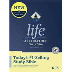 KJV Life Application Study Bible, Hardcover - Indexed
