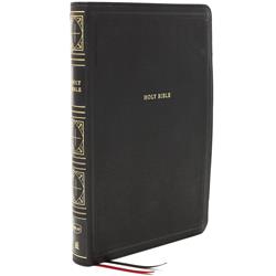 NKJV Thinline Bible & Giant Print Comfort Print Leathersoft Indexed, Black
