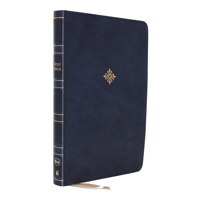 262143 NKJV Super Giant Print Reference Bible, Blue Leathersoft