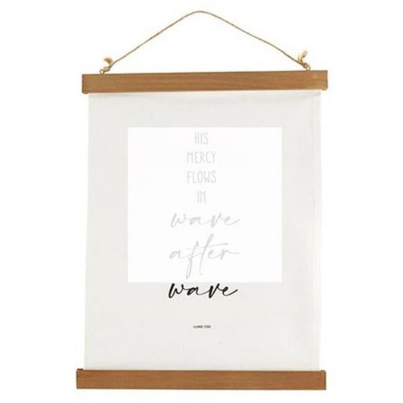 Picture of CB Gift 22394X 12 x 16 in. His Mercy Flows In Wave After Wave Luke 1-50 Canvas Banner