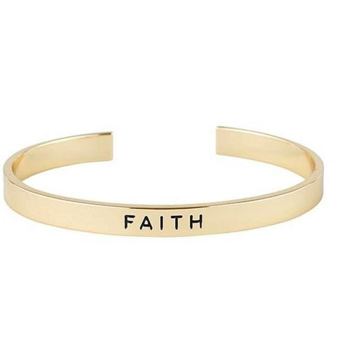 Picture of CB Gift 22440X Simply Faith Cuff Bracelet - Faith