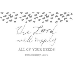 Picture of CB Gift 266116 3 x 2 in. Pass It on-Lord Will Supply Needs Card&#44; Pack of 25