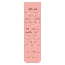 Picture of CB Gift 266130 Magnetic Bookmark&#44; Romans 8-28 - Pack of 6