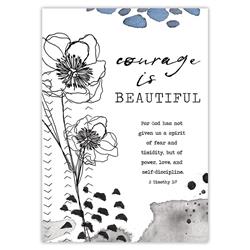 Picture of CB Gift 266166 13.5 x 19 in. Poster - Courage is Beautiful&#44; Large