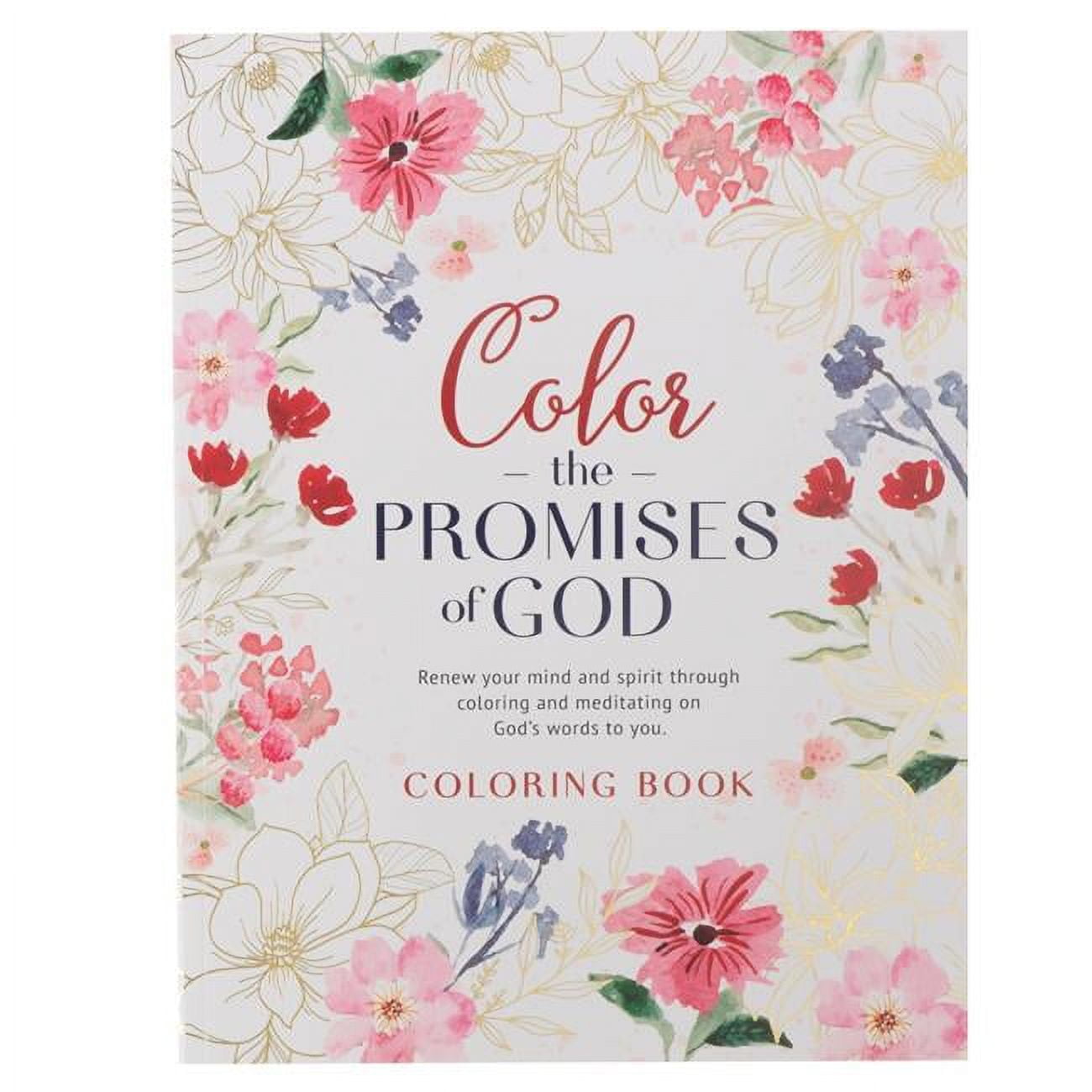 Picture of Christian Art Gifts 21734X Color the Promises of God Coloring Book