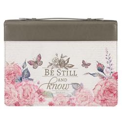 Butterfly Range Fashion Bible Cover, Pink - Extra Large