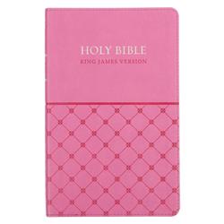 KJV Gift Edition Bible, Pink Luxleather