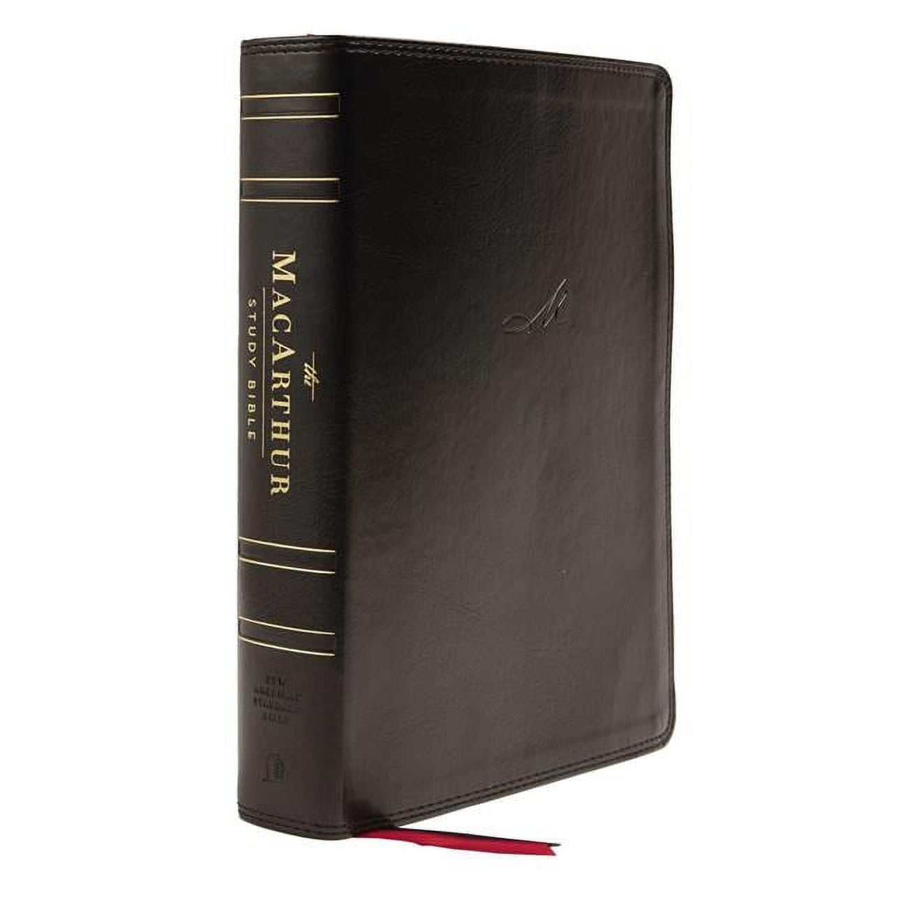 150180 NASB Macarthur Study Bible , Black Leathersoft Indexed