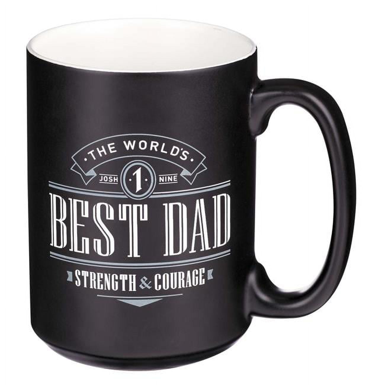 Picture of Christian Art Gifts 255565 Ceramic Mug - Best Dad Joshua 1-9