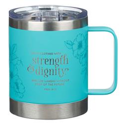 Picture of Christian Art Gifts 255586 SSTL She is Clothed with Strength Proverb 31-25 Mug