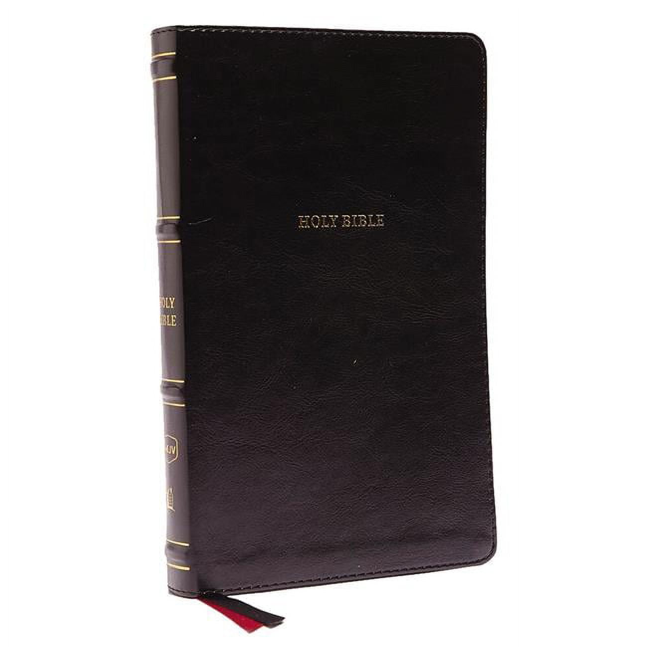 159009 NKJV Thinline Bible - Comfort Print LeatherSoft, Black