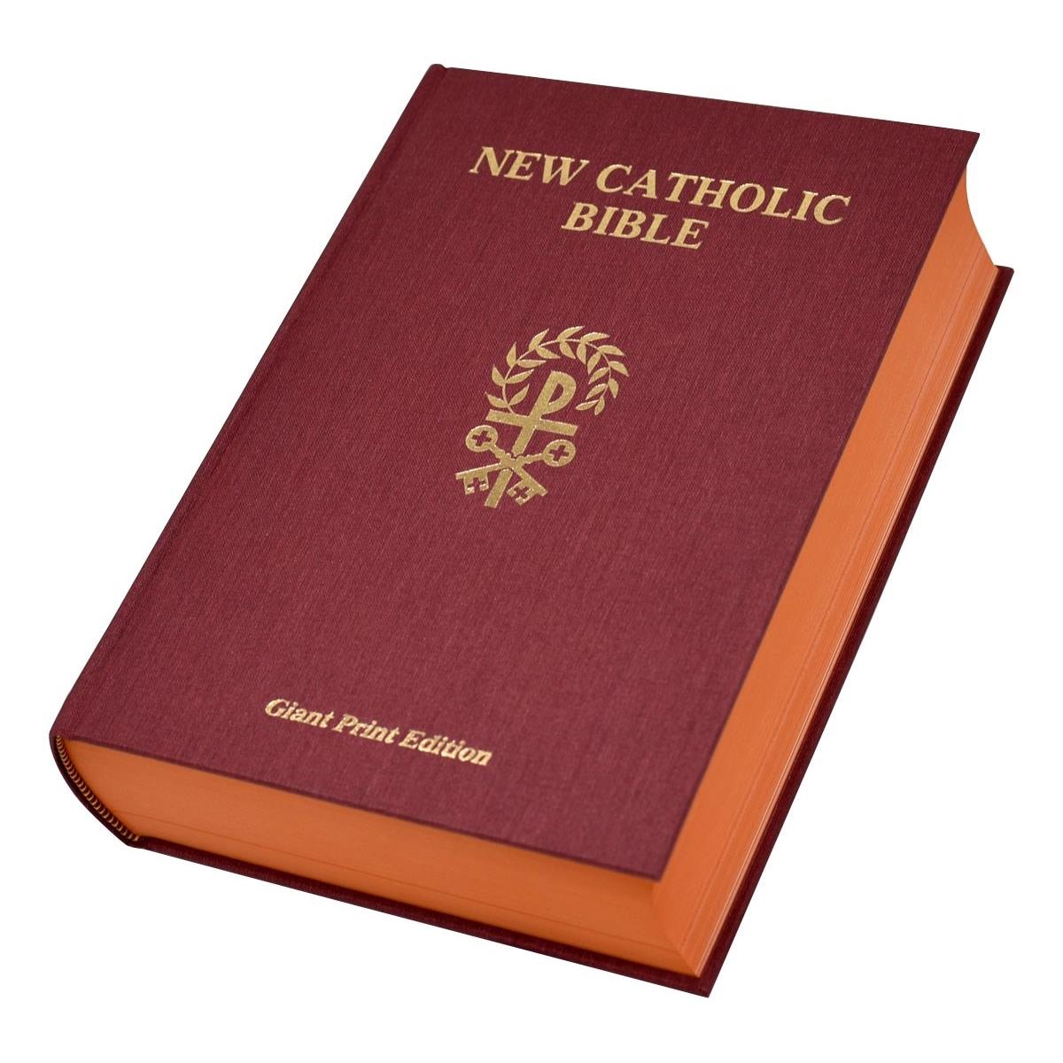 140438 NCB St. Joseph New Catholic Bible Giant Type - Red Hardcover