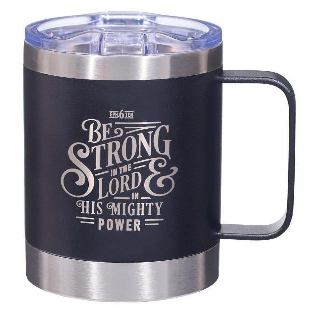 Picture of Christian Art Gifts 255590 SSTL Be Strong Ephesians 6-10 Mug