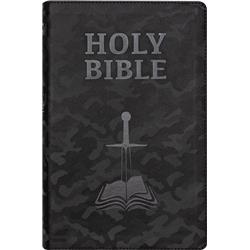 NASB Childrens Edition, Midnight Black Camo Imitation Leather