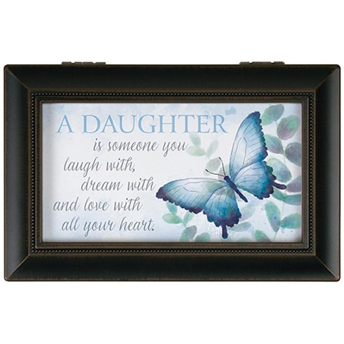 264822 6 x 4 x 2.5 in. Music Box-Daughter Love & My Favorite Things Home Decor