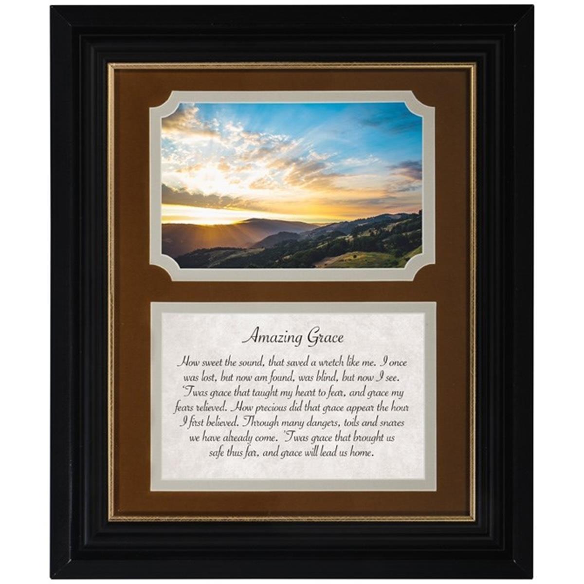 Picture of Carson Home Accents 256936 12 x 10 in. Framed Prayer, Amazing Grace