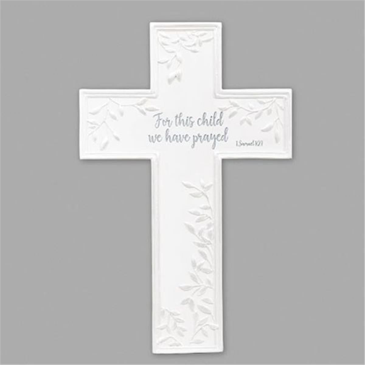 7.75 in. This Child We Have Prayed Wall Cross
