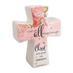 Picture of Alexas Angels 21375X 6 in. Blessings Cross - I Can Do All Things