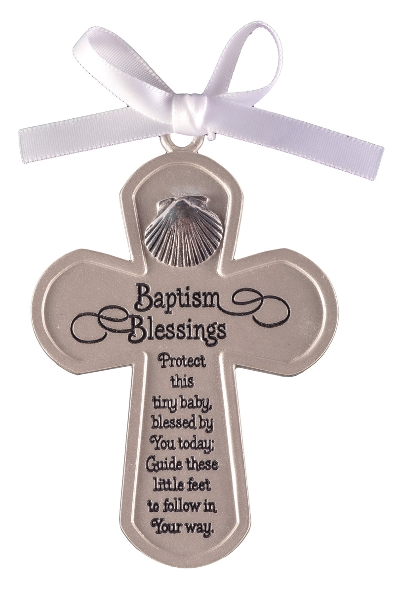 CA Gift 170366 3 in. Cross-Baptism Blessing Decor