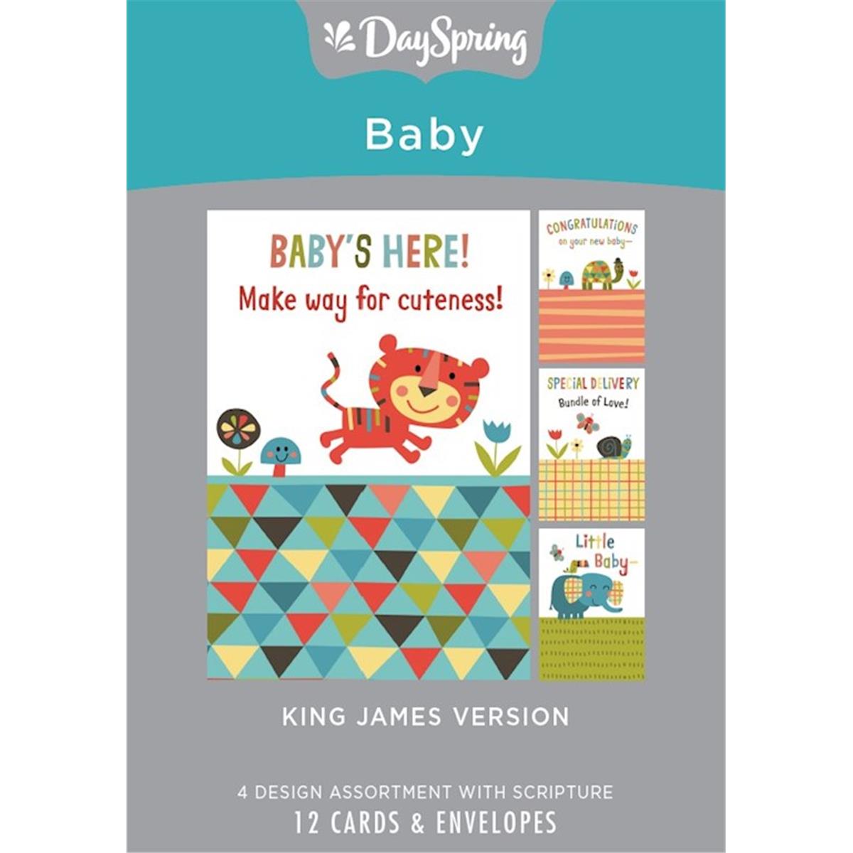 24287X Baby Card Boxed - Box of 12