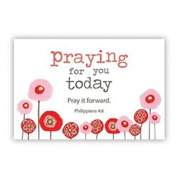 Picture of CB Gift 263052 3 x 2 in. Pass it on Cards - Praying for You Today - Pack of 25