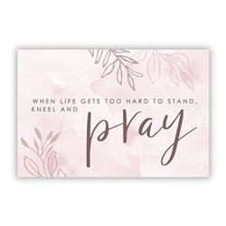 Picture of CB Gift 263109 3 x 2 in. Cards-Pass it on - When Life Get Too Hard Pray - Pack of 25