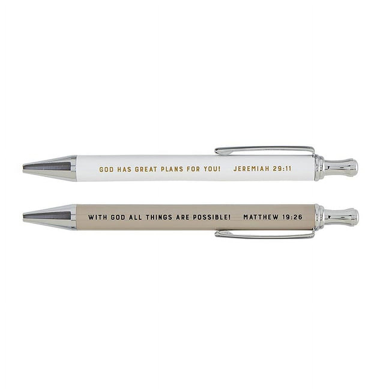 Pen Set - God Has Great Plans - Set of 2