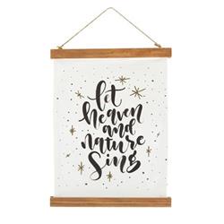 Picture of CB Gift 247489 12 x 17 in. Let Heaven & Nature Sing Canvas Banner