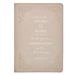 169307 Slimline LuxLeather Journal, When She Speaks