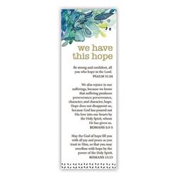Picture of CB Gift 256017 Bible Basics We Have This Hope Bookmark - Pack of 10