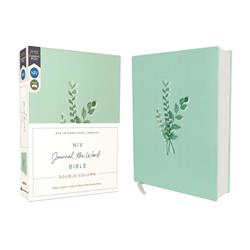 262334 NIV Journal the Word Double Bible with Column Comfort Print-Cloth Over B, Teal