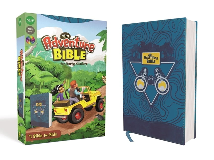 NIrV Adventure Bible for Early Readers Full Leathersoft, Blue