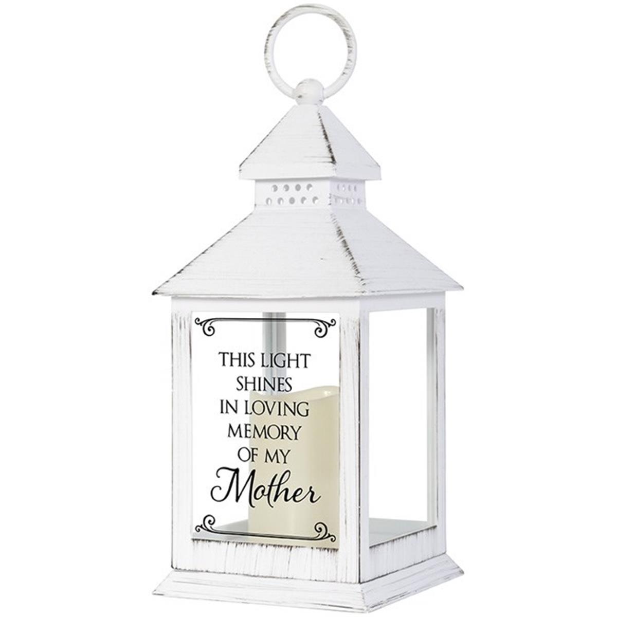 Picture of Carson Home Accents 256111 11 x 4 in. In Loving Memory of My Mother Lantern with LED Candle & Timer