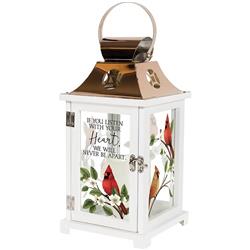 Picture of Carson Home Accents 264773 13.5 x 6.25 in. Lantern with LED Candle & Timer - Your Heart