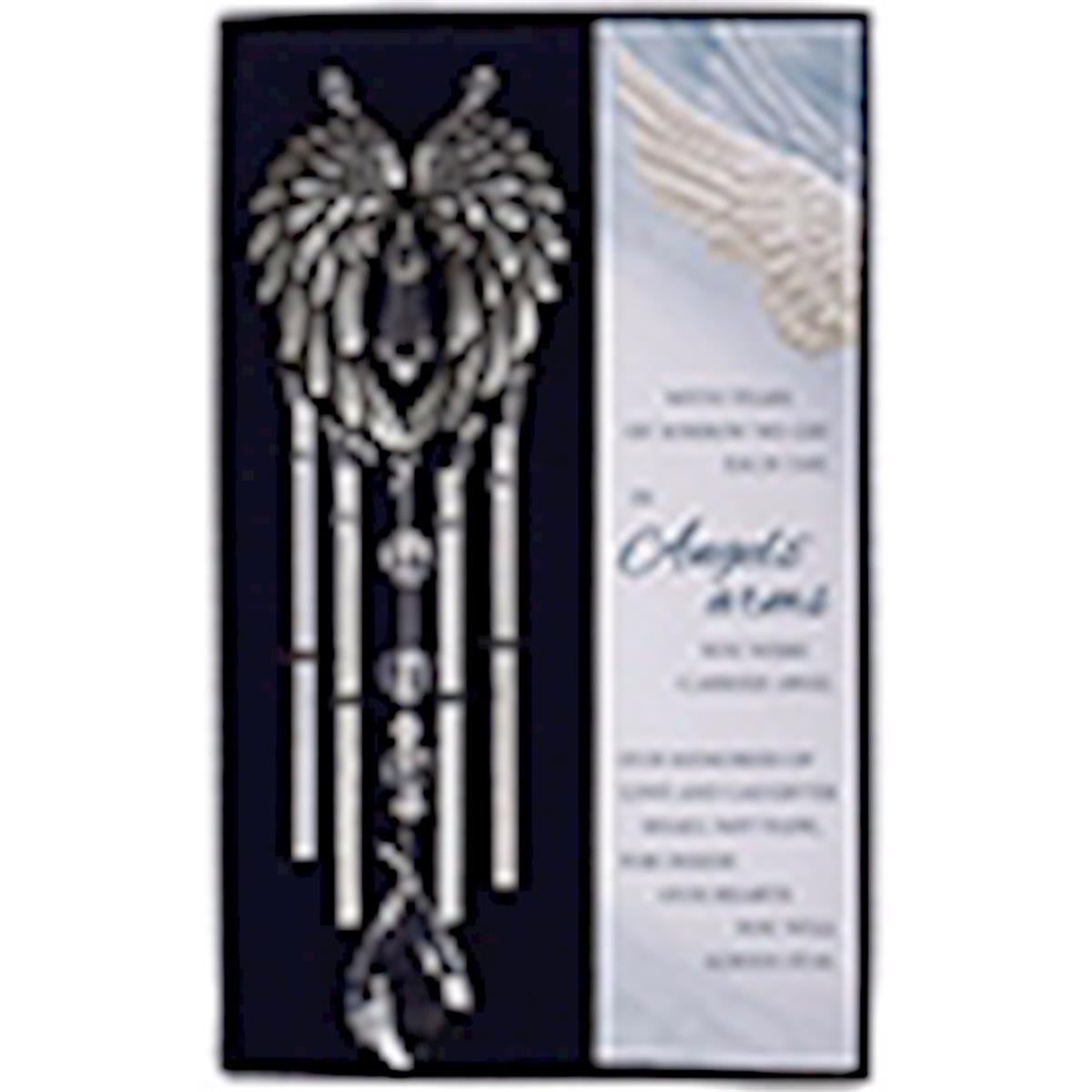 10.75 in. Wind Chime-Gift Boxed-Angels Arms Home Decor