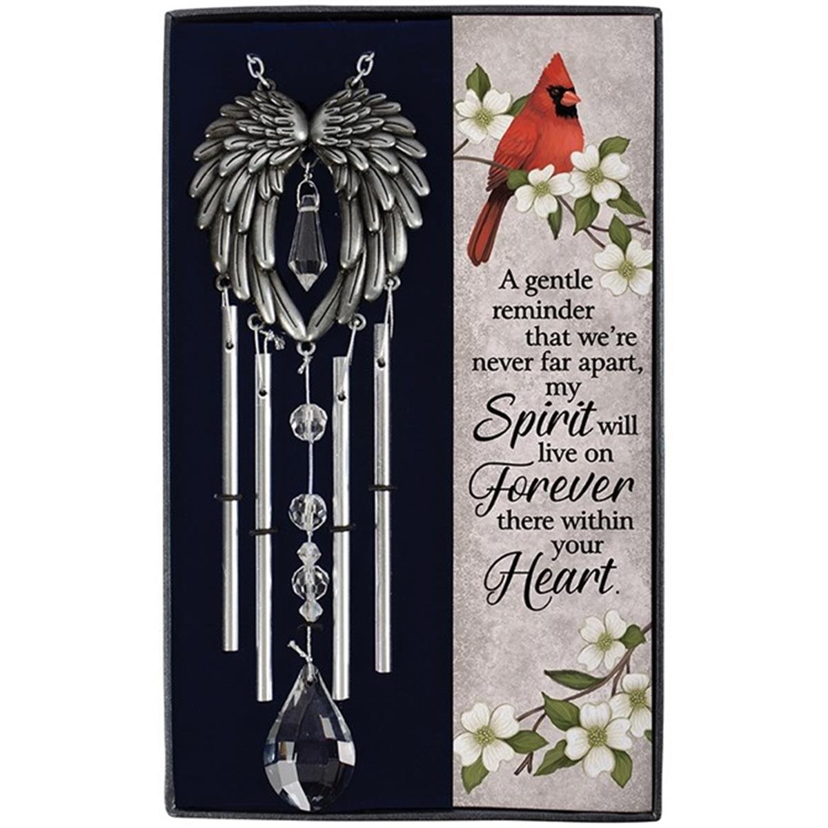 Picture of Carson Home Accents 264831 10.75 in. Wind Chime with Gift Boxed&#44; Your Heart