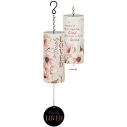 272778 18 in. Cylinder Wind Chime, Sonnet-Deeply Loved