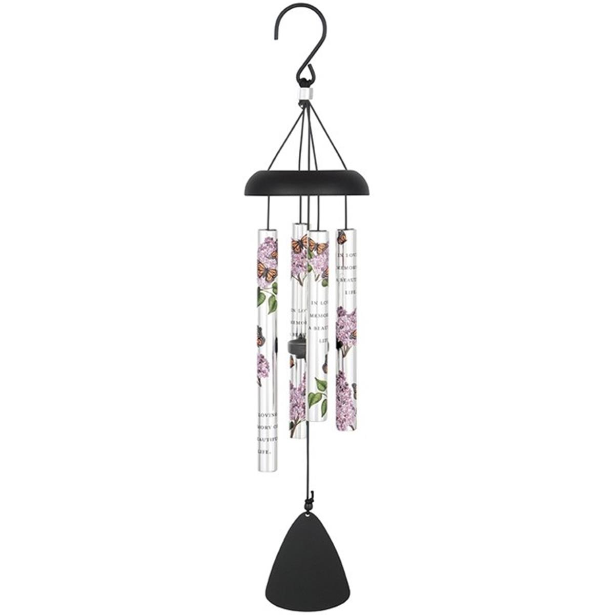 Picture of Carson Home Accents 272705 21 in. Picturesque Wind Chime&#44; Sonnet-In Loving Memory
