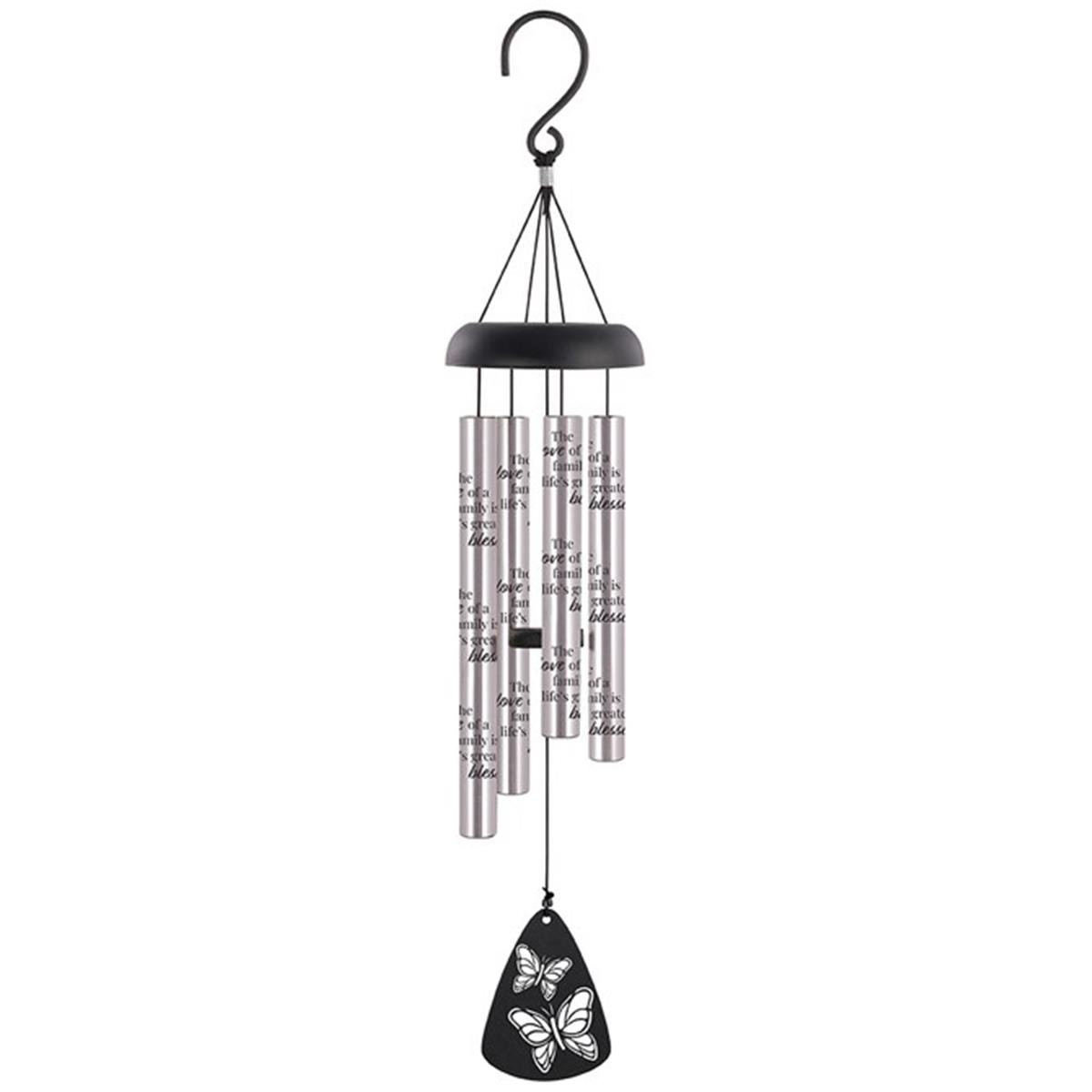 Picture of Carson Home Accents 272743 21 in. Wind Chime&#44; Black - Sonnet Love of Family