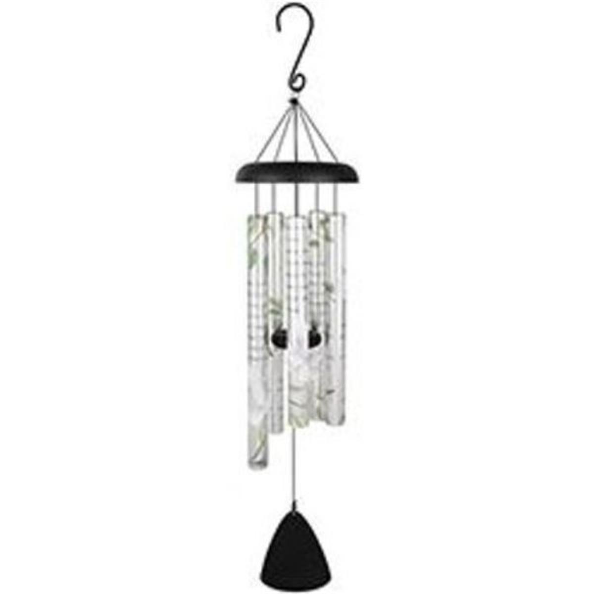 Picture of Carson Home Accents 140277 38 in. Picturesque Sonnet Wind Chime - Comfort & Peace