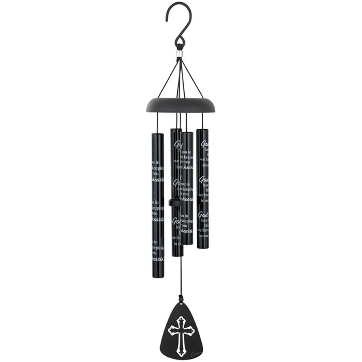 Picture of Carson Home Accents 272735 21 in. Wind Chime&#44; Black - Sonnet God Has You