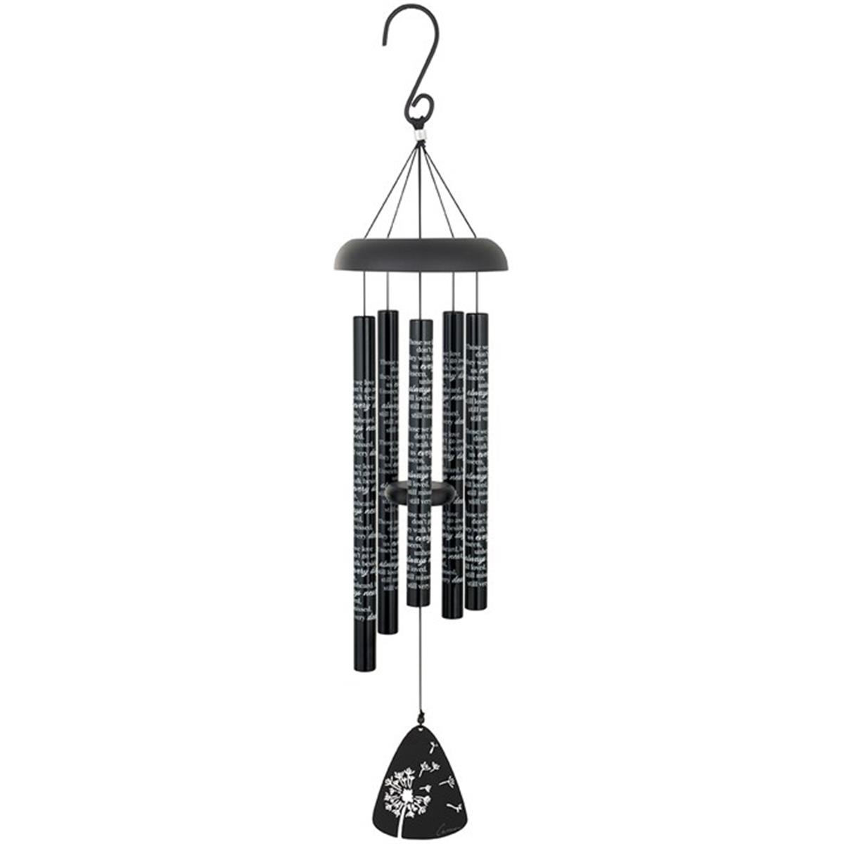 Picture of Carson Home Accents 272737 23 in. Wind Chime&#44; Black - Sonnet-Always Near