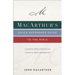 21668X Macarthurs Quick Reference Guide to the Bible