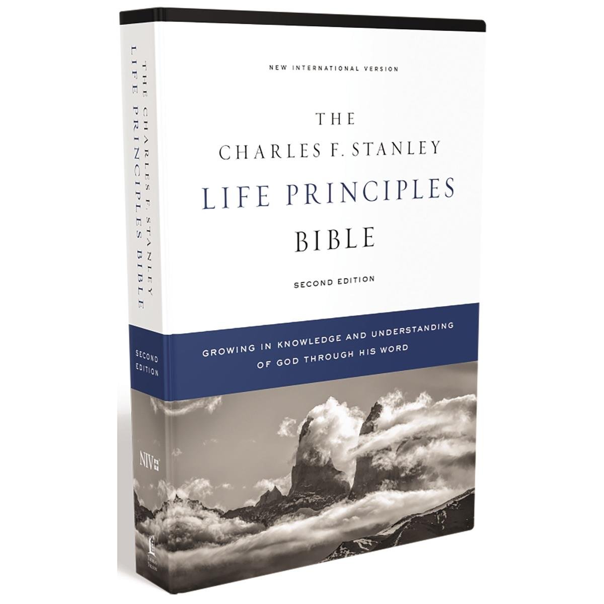 262092 NIV Charles F. Stanley Life Principles Bible with Hardcover -  Nelson Bibles