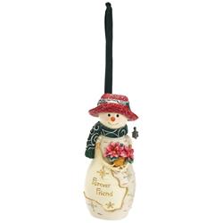 4 in. Snowman Ornament - Forever Friends