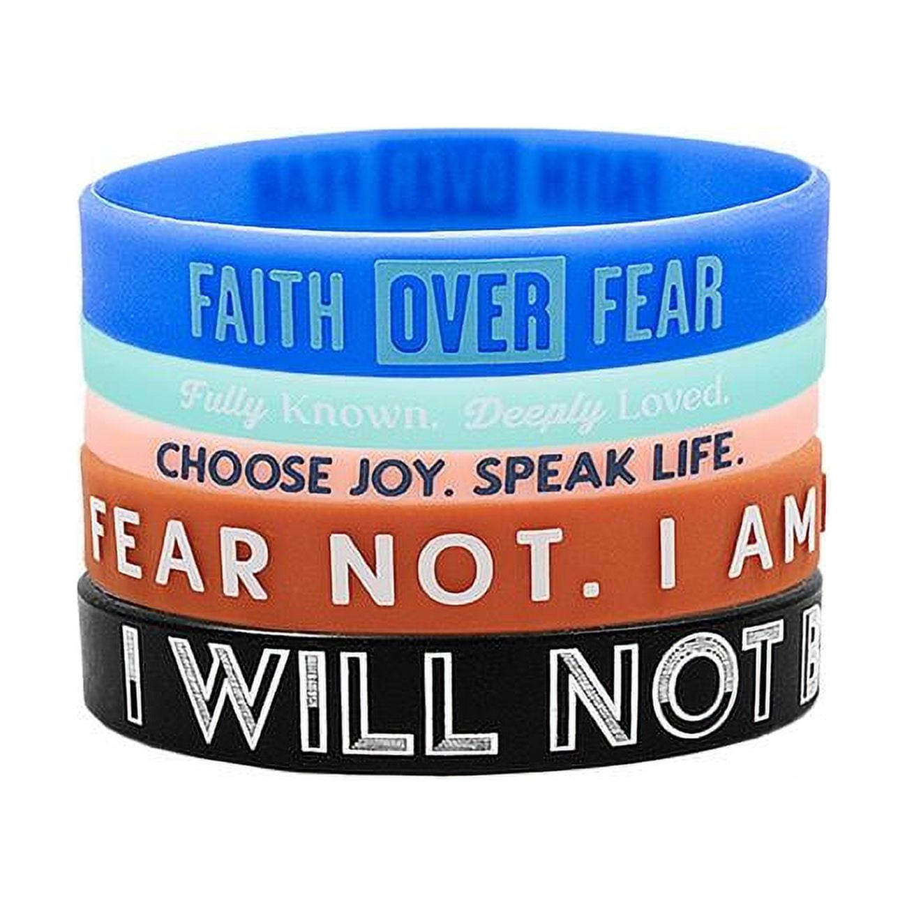 0.25-0.5 in. x 3.75 in. Dia. Power Bands, Assorted - Large - Pack of 12