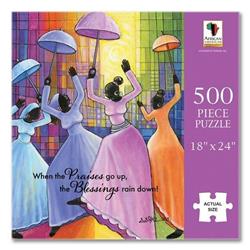 Picture of African American Expressions 246299 18 x 24 in. Praises Go Up Jigsaw Puzzle - 500 Piece